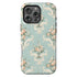 Custom Initials Shabby Chic Rococo iPhone Case